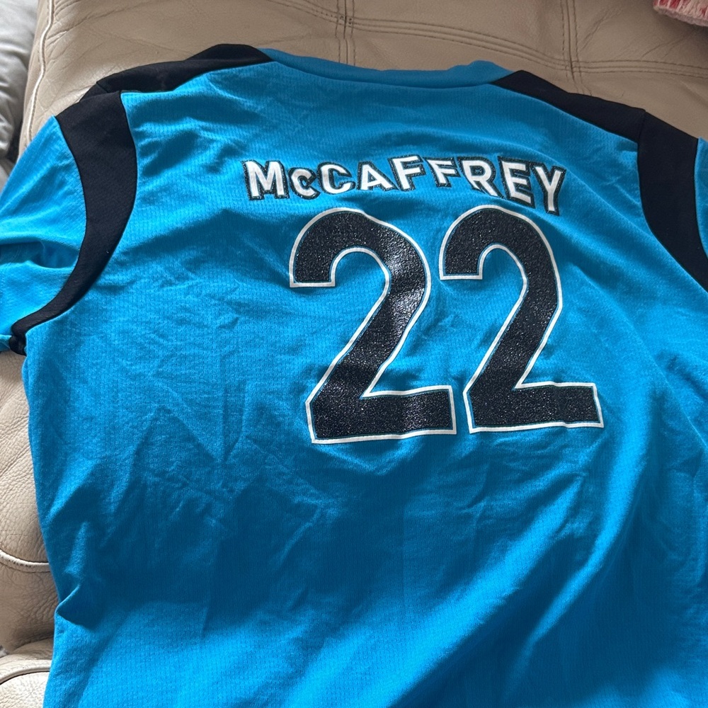 NFL McCaffrey Women's Teal Jersey